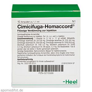 CIMICIFUGA HOMACCORD Ampullen
