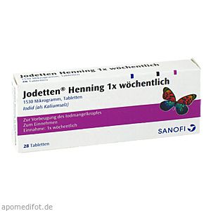 JODETTEN Henning 1x wöchentlich Tabletten