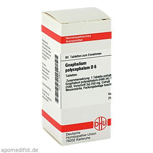 GNAPHALIUM POLYCEPHALUM D 6 Tabletten