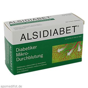 ALSIDIABET Diabetiker Mikro Durchblutung Kapseln