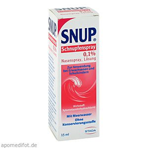 SNUP Schnupfenspray 0,1% Nasenspray