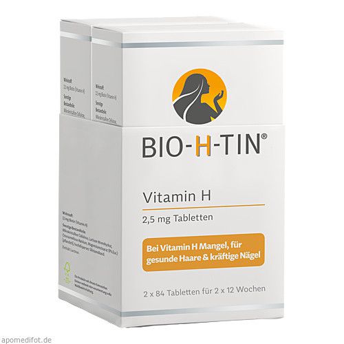 BIO-H-TIN Vitamin H 2,5 mg für 2x12 Wochen Tabl.