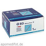 BD MICRO-FINE+ Insulinspr.1 ml U40 12,7 mm