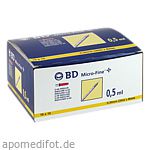 BD MICRO-FINE+ Insulinspr.0,5 ml U40 8 mm