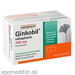 GINKOBIL-ratiopharm 240 mg Filmtabletten