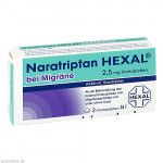 NARATRIPTAN HEXAL bei Migräne 2,5 mg Filmtabletten
