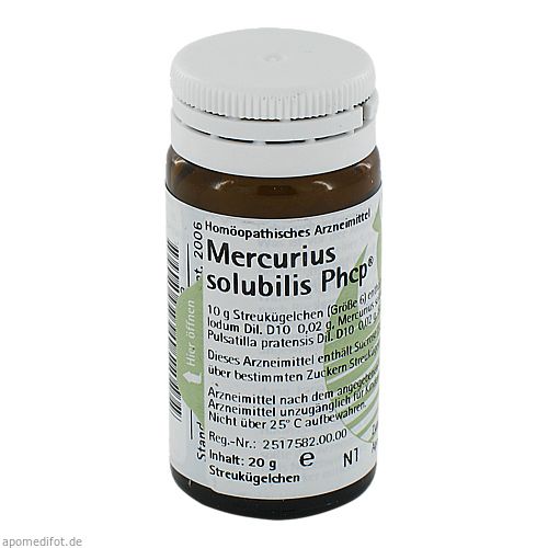 MERCURIUS SOLUBILIS PHCP Globuli