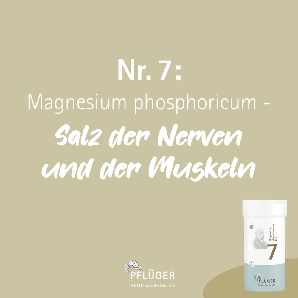 BIOCHEMIE Pflüger 7 Magnesium phosphoricum D 6 Plv